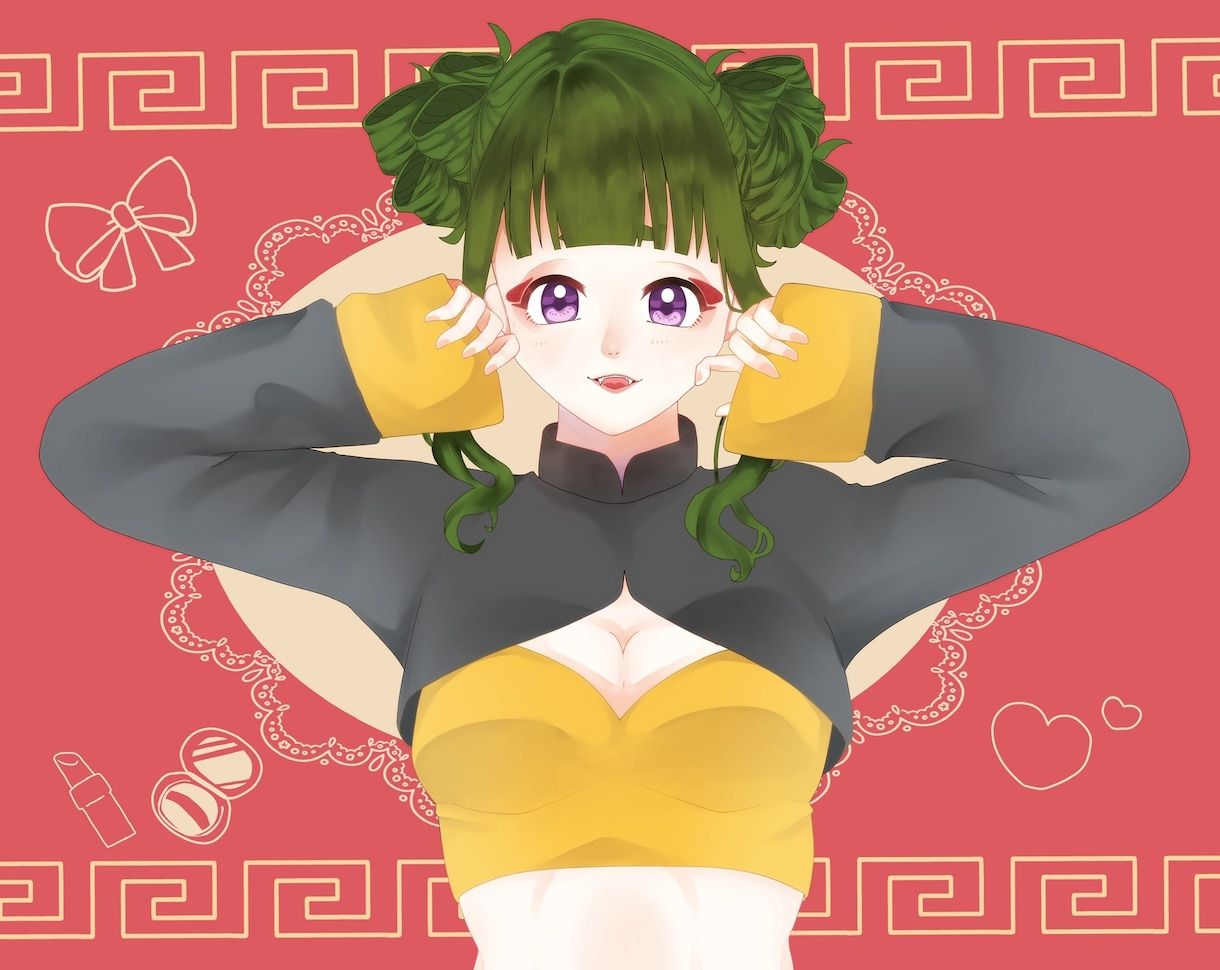 サムネイル、アイコン描きます あなたの理想の夢かわ女子描かせていただきます。 イメージ1