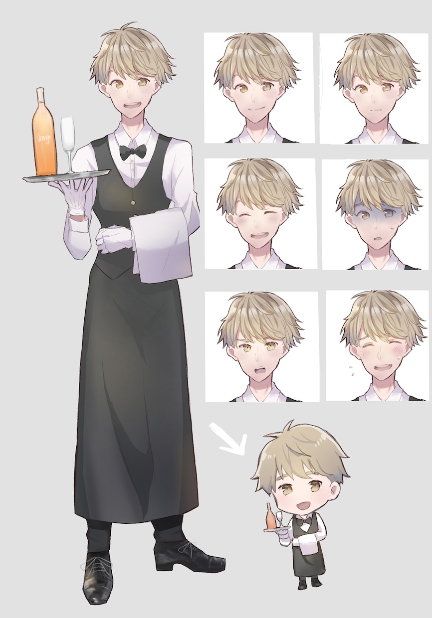 立ち絵イラスト制作します 最短5日納品！TRPG、ゲーム、動画等でご使用いただけます。 イメージ2