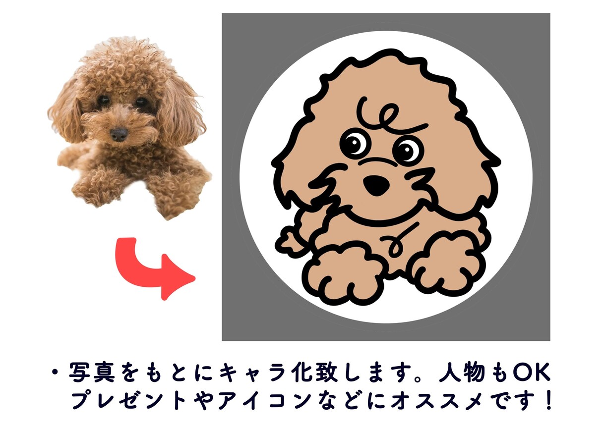 キョロっとした目のキャラをオーダー作成します ポップで使いやすく、あなただけの特別なキャラを実現します！ イメージ5