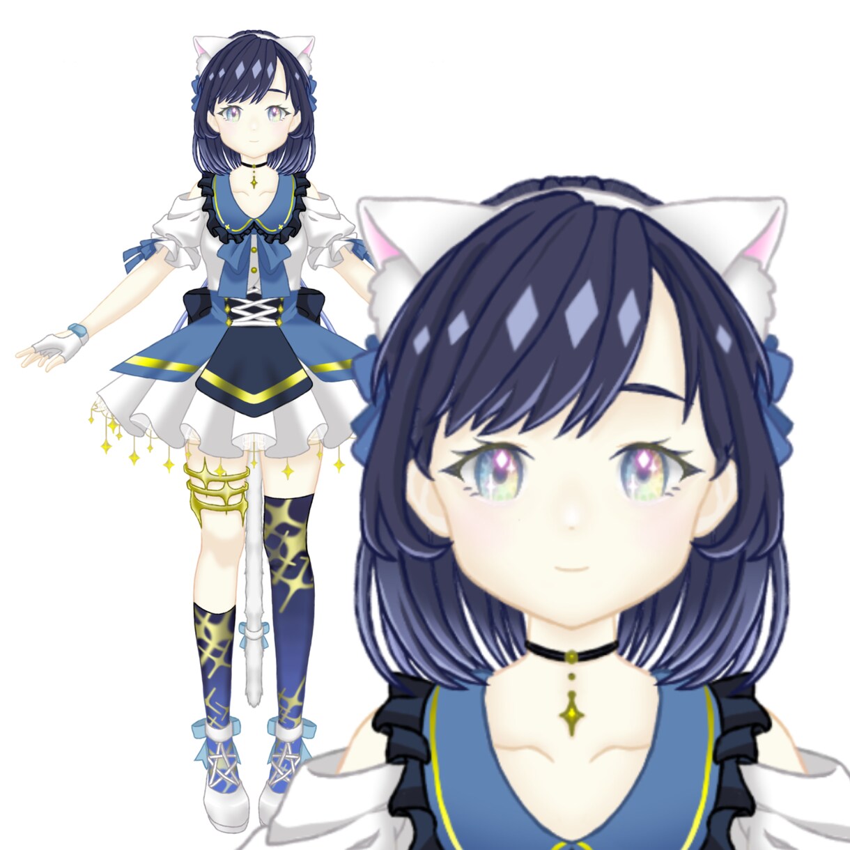 VTuberのモデリングを一括作成します モデルの立ち絵作成〜LIVE2Dモデリングを作成致します。 イメージ2