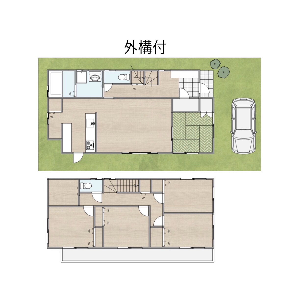 不動産広告用の間取り図を作成します 不動産の広告用の間取り図をトレースします イメージ6
