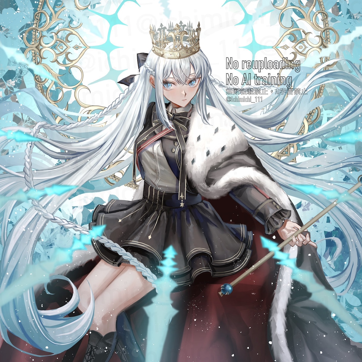 キラキラした豪華な印象の一枚絵を描きます 誕生日イラストや表紙、MVイラストなど幅広く対応いたします イメージ1