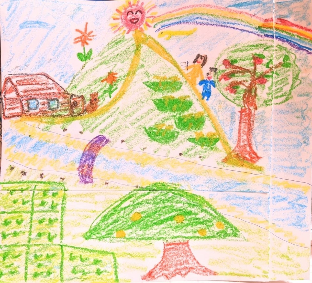 アートセラピーで自己治癒力upします 自分の作品(風景画)を描いて今の心と体を見つめてみませんか イメージ4