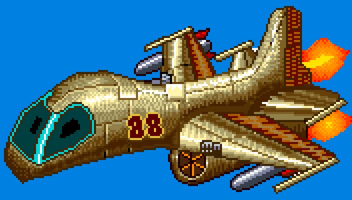メタルスラッグのようなメカのドット絵描きます メタルスラッグのようなメカ限定です。人物は入りません。 イメージ1