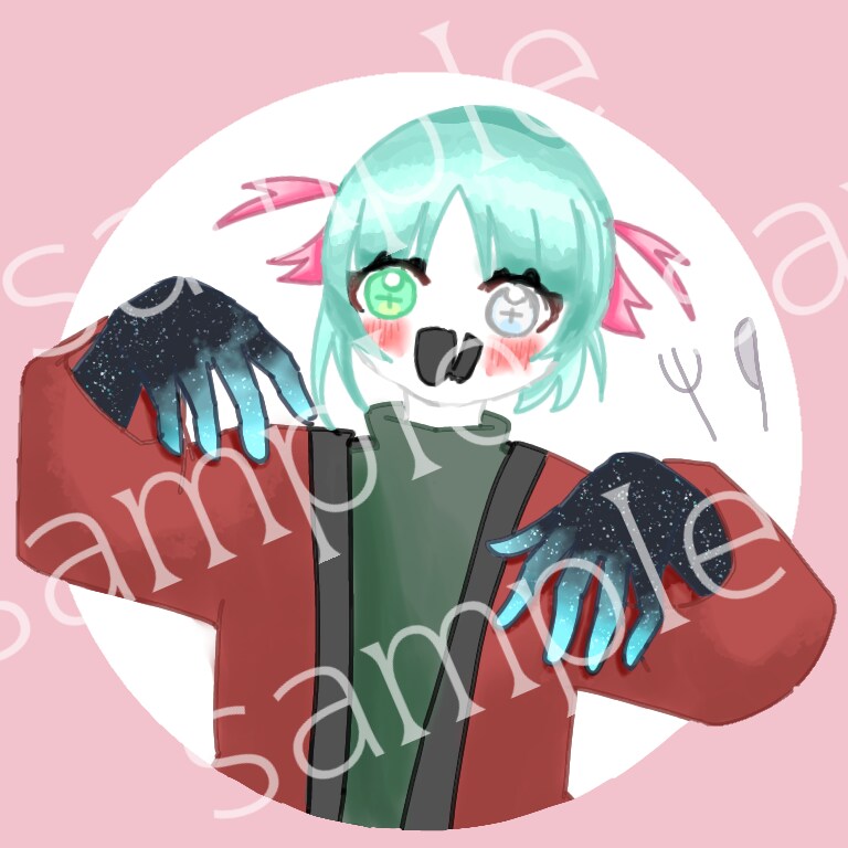 SNSアイコン作成します キラキラした目を惹くイラストが得意です イメージ3