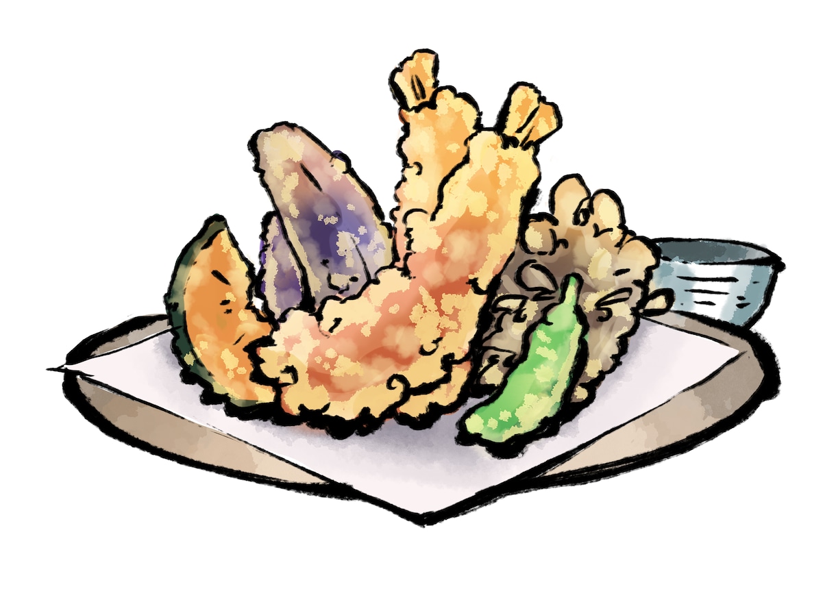 暖かい手書きの料理のイラストを描きます 居酒屋、個人飲食店のメニュー作りに最適！オリジナル料理の絵 イメージ3