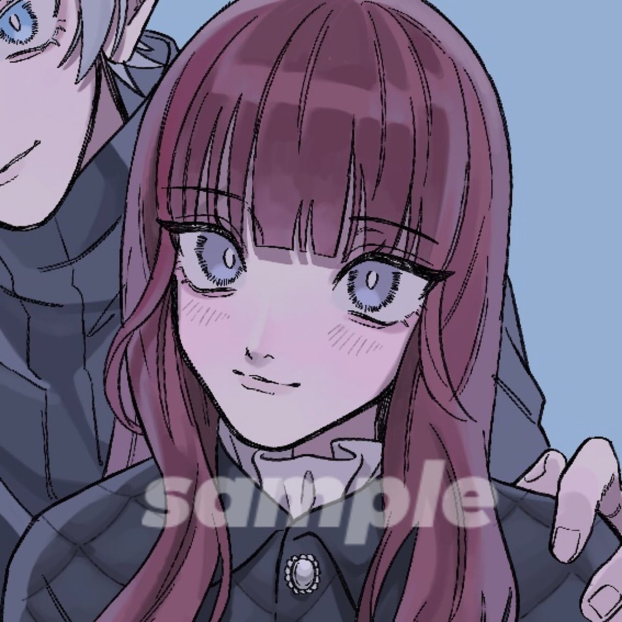 かわいいSNSアイコンお描きします キュートでダークな世界観のアイコン・イラストをお描きします！ イメージ3