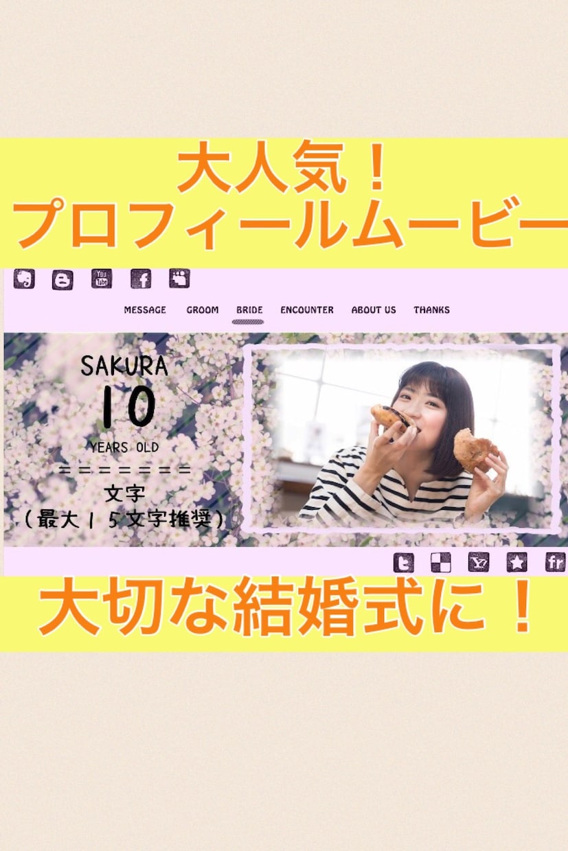 最短1週間!! 素敵なプロフィールを作成致します プロが作成するプロフィールムービー イメージ1