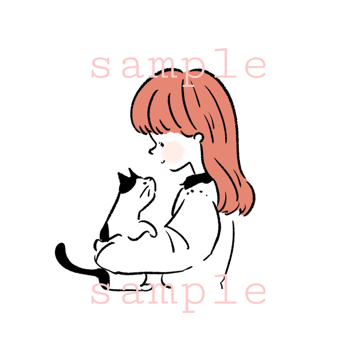 シンプル＆ほっこり♡アイコンイラストお描きします ♥SNSなどにぴったり！♥お気に入りの1枚を制作します♪ イメージ10