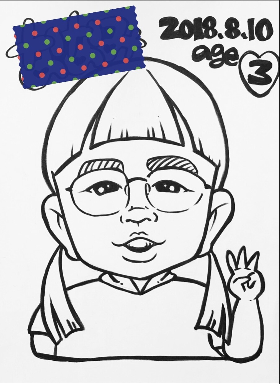 似顔絵描きます 安く似顔絵を描きます！誕生日や記念日に。 イメージ3