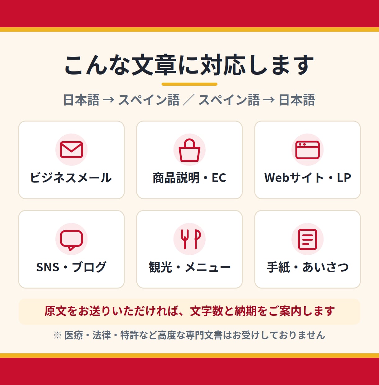日本語⇔スペイン語　自然な訳文でお届けします 原文のニュアンスを大切に、読みやすい訳文をお届け イメージ2
