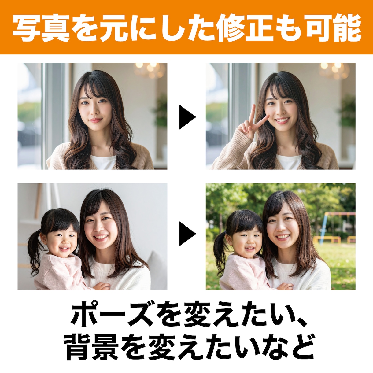 生成AIを用いた画像生成、編集を代行します Gemini、NanoBanana Proを使用した画像生成 イメージ3
