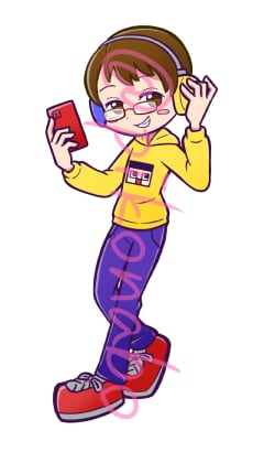 ぷよぷよ風の絵柄でイラスト・アイコン描きます お持ちのキャラや人物写真をぷよぷよ風イラストにします！ イメージ6