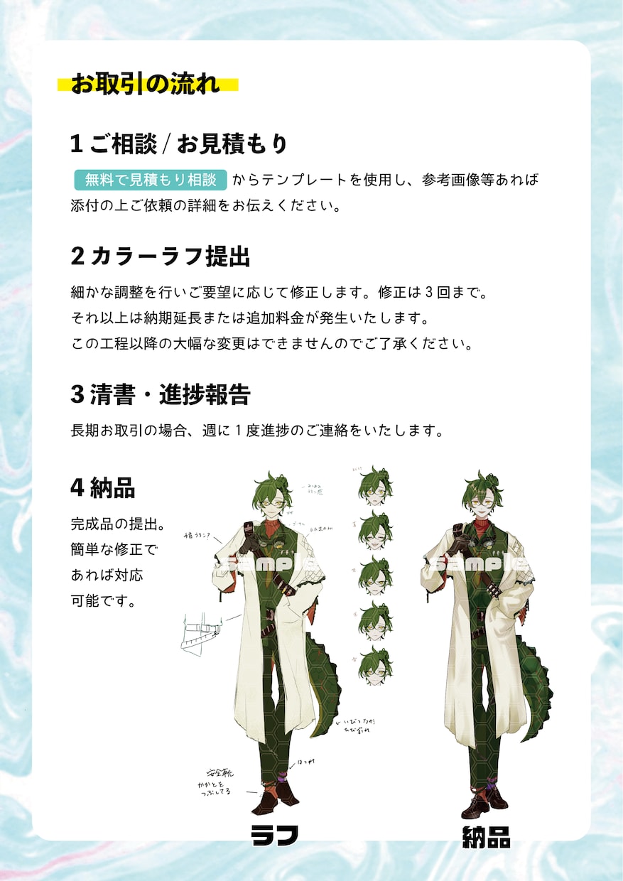商用可キャラクターデザイン・立ち絵イラスト描きます TRPG・IRIAM・VTuberやグッズなどに イメージ10