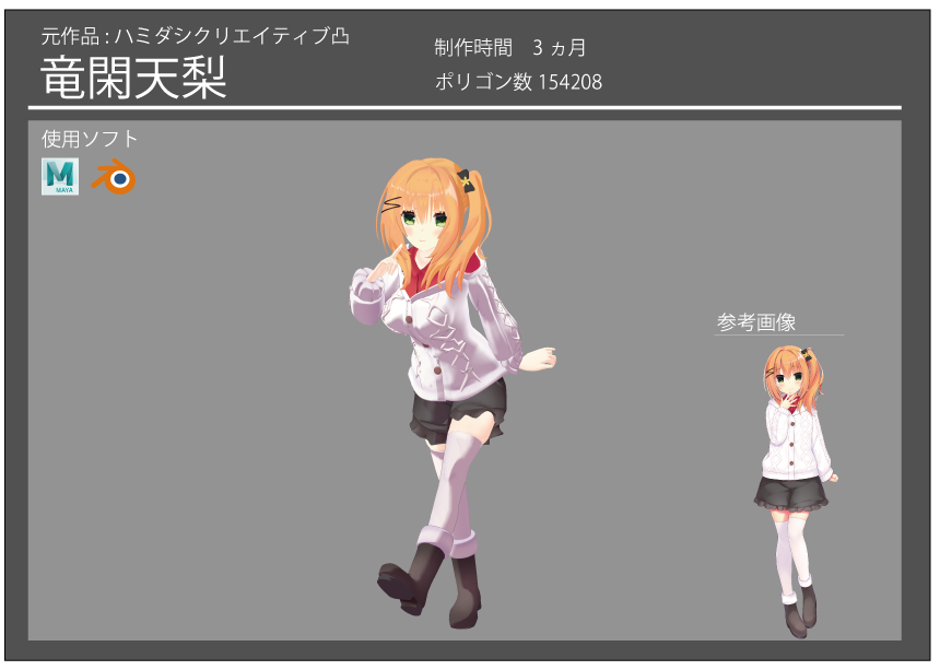 あなただけのオリジナルアバター作ります VRchatや配信などでオリジナルのワンオフモデルはいかが？ イメージ7