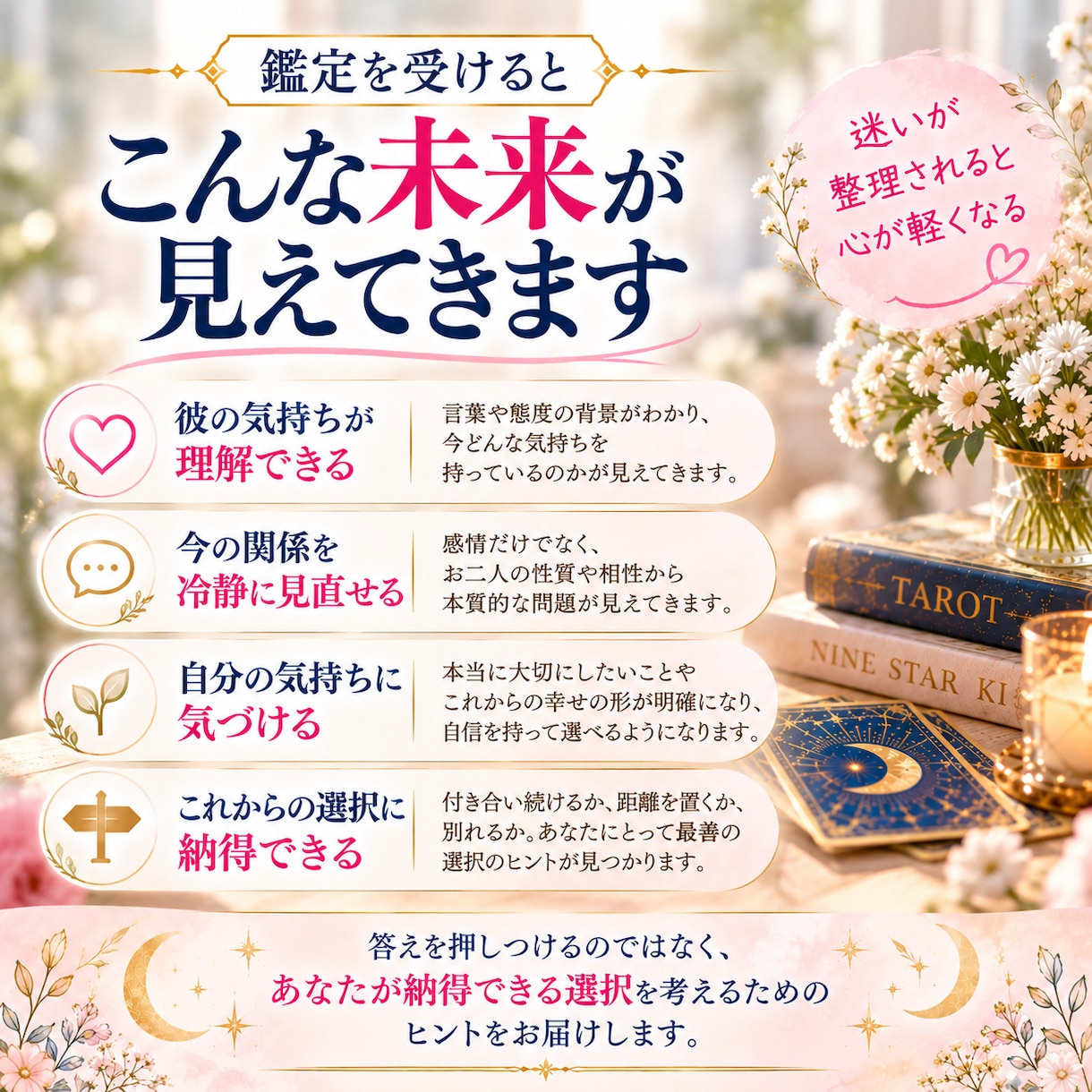 好きだけど別れる？彼の本音を鑑定します 彼の気持ちとすれ違いを読み解き、後悔しない選択へ イメージ3
