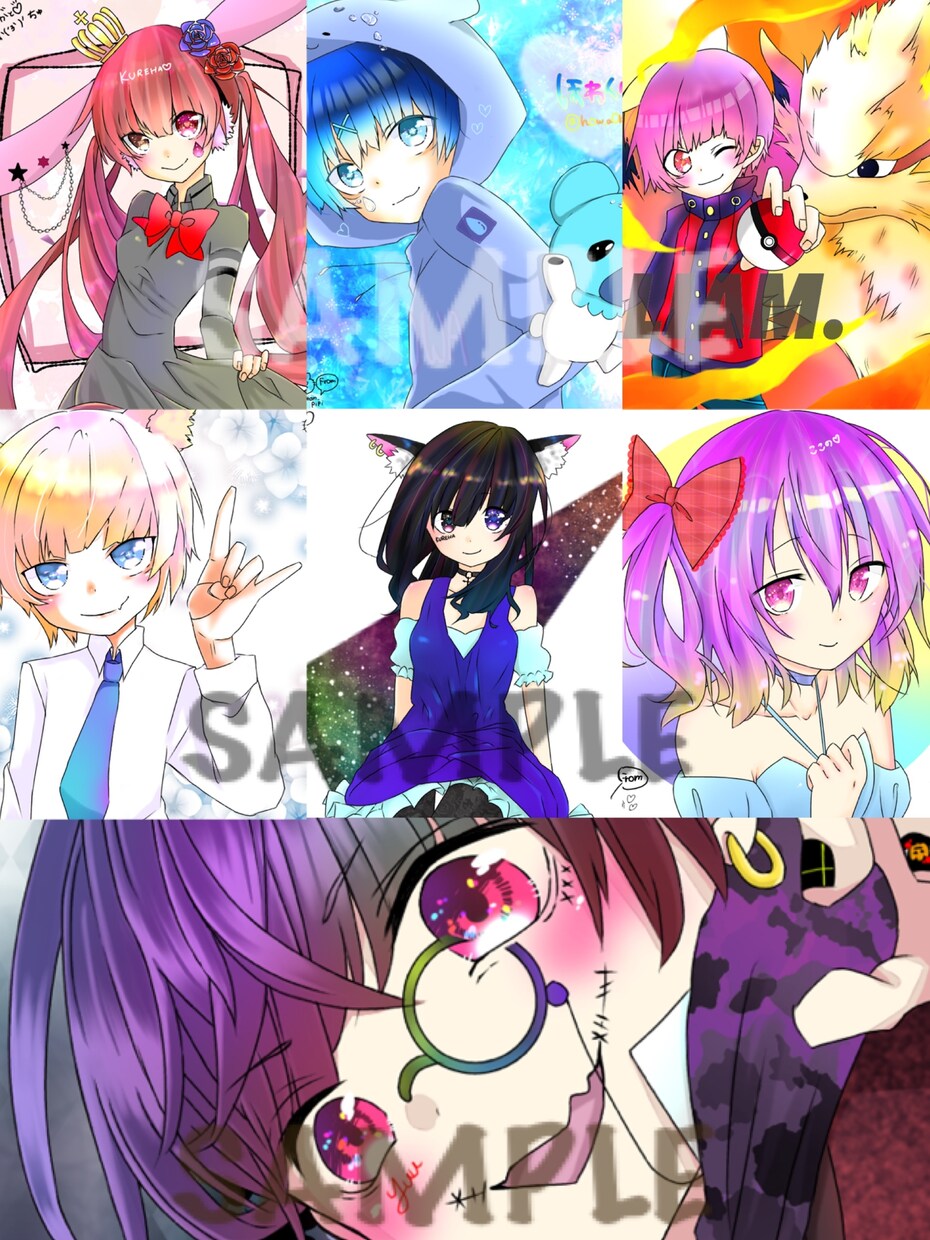 オリジナルアイコン描きます ≪あなただけの可愛いアイコンを！≫ イメージ1