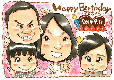 最短５日！!プロが手描き似顔絵を可愛く描きます 感動を呼ぶ特別なプレゼントを大切な人に送ってみませんか？ イメージ8