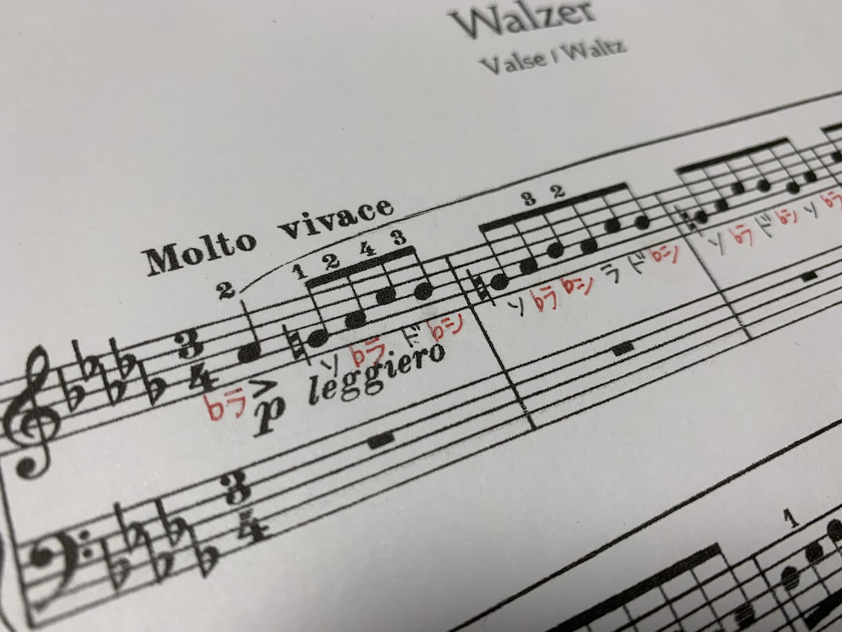楽譜にドレミを書き込みます 演奏活動のお手伝い♪ドレミ入り楽譜で演奏を楽しみましょう！ イメージ1