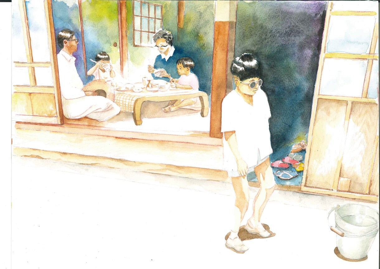 大切な想い出を水彩画で描きます ご家族、ご友人、ご自分の思い出を写真とは違う水彩画の抒情で イメージ1