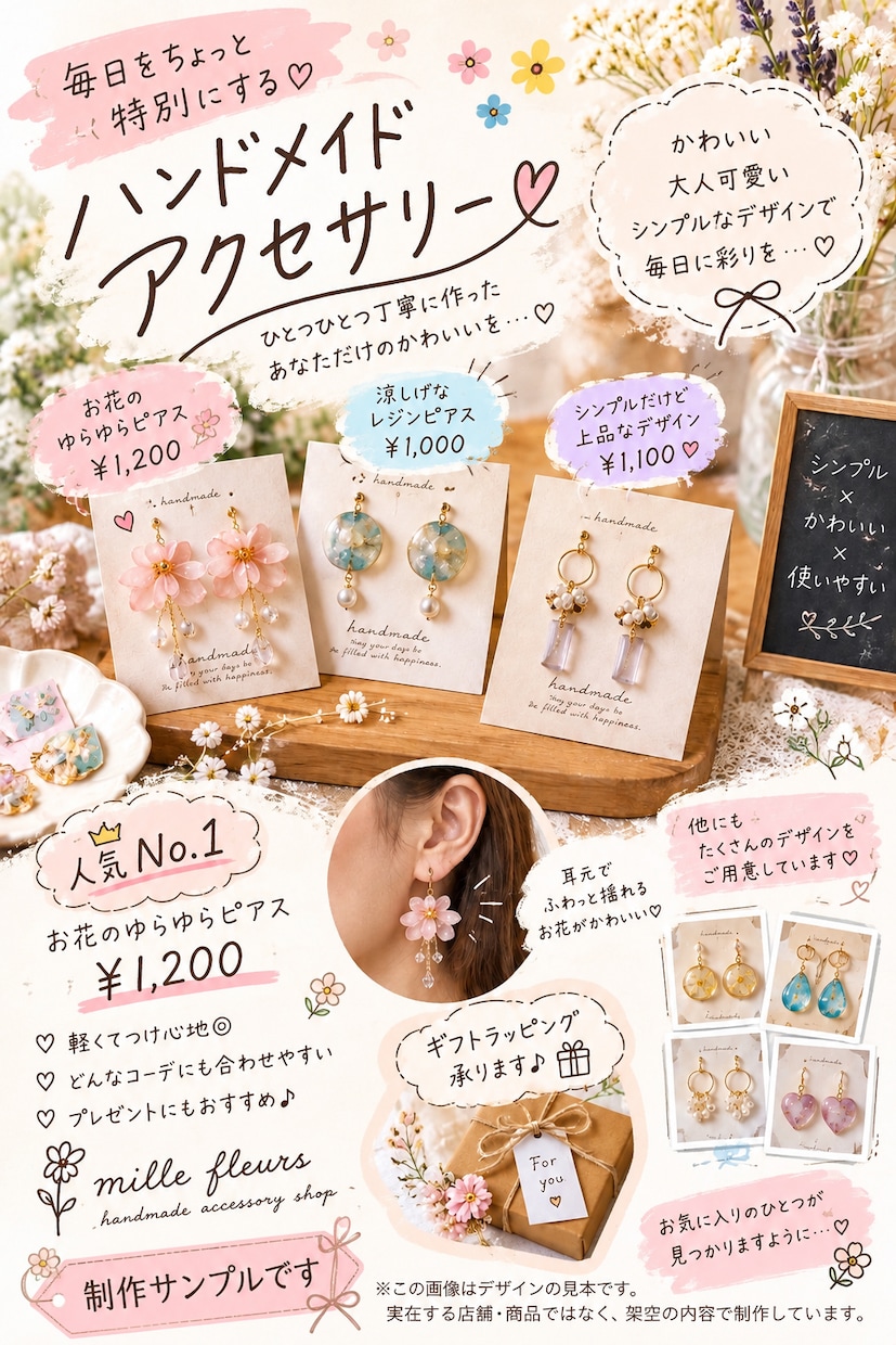かわいい商品POPを丁寧に制作します 現役店舗オーナーが商品の魅力を伝えるPOPを制作 イメージ3