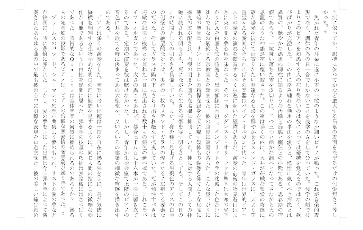 あなたの作品の校正・加筆を行います より明瞭に、より繊細に、より華やかな作品に進化させます イメージ5