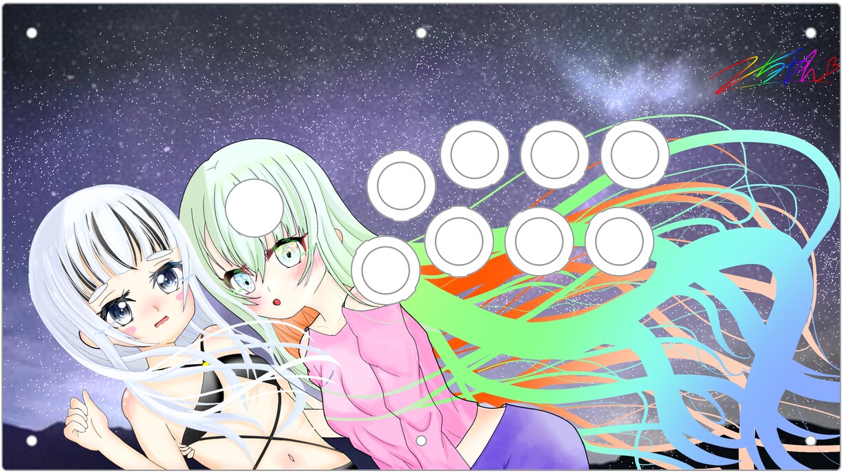 カラフルで目を引くようなイラストを制作します オリキャラ・イラスト制作します ！ イメージ7