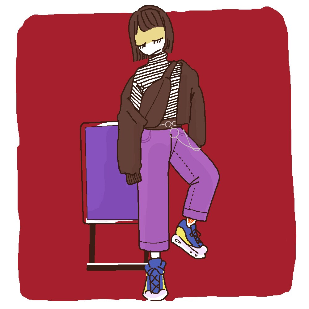 オシャレなアイコンを描きます あなたのお気に入りのお洋服をイラストにさせてください！ イメージ3