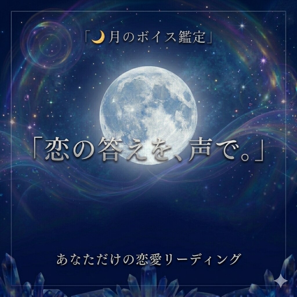 ゆるうさぎちゃん（月の人）のボイス鑑定します 文章ではなく、あなた専用の音声（mp3）でお届けします。 イメージ1