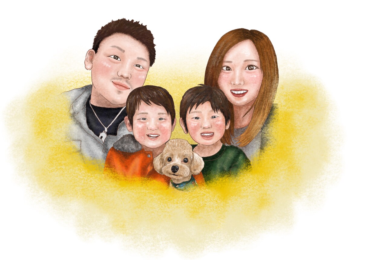 思い出の写真を鮮やかなイラストにします 特別な思い出を色鮮やかなイラストでもっと特別に イメージ6