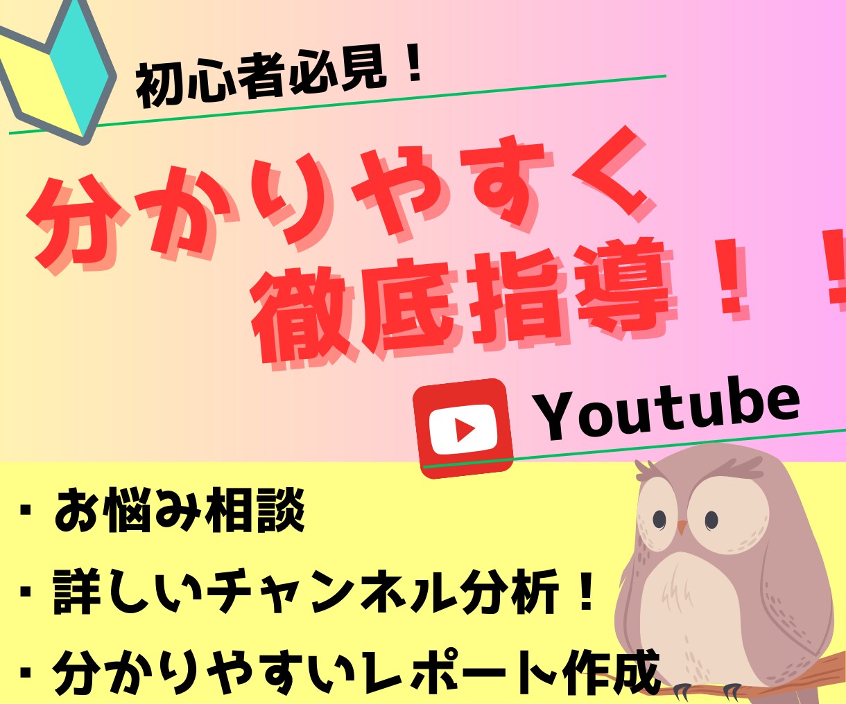 初心者も出来る！実践的Youtubeコンサルします 実績豊富なノウハウで今すぐ成功への近道へ軌道を乗せましょう！ イメージ1