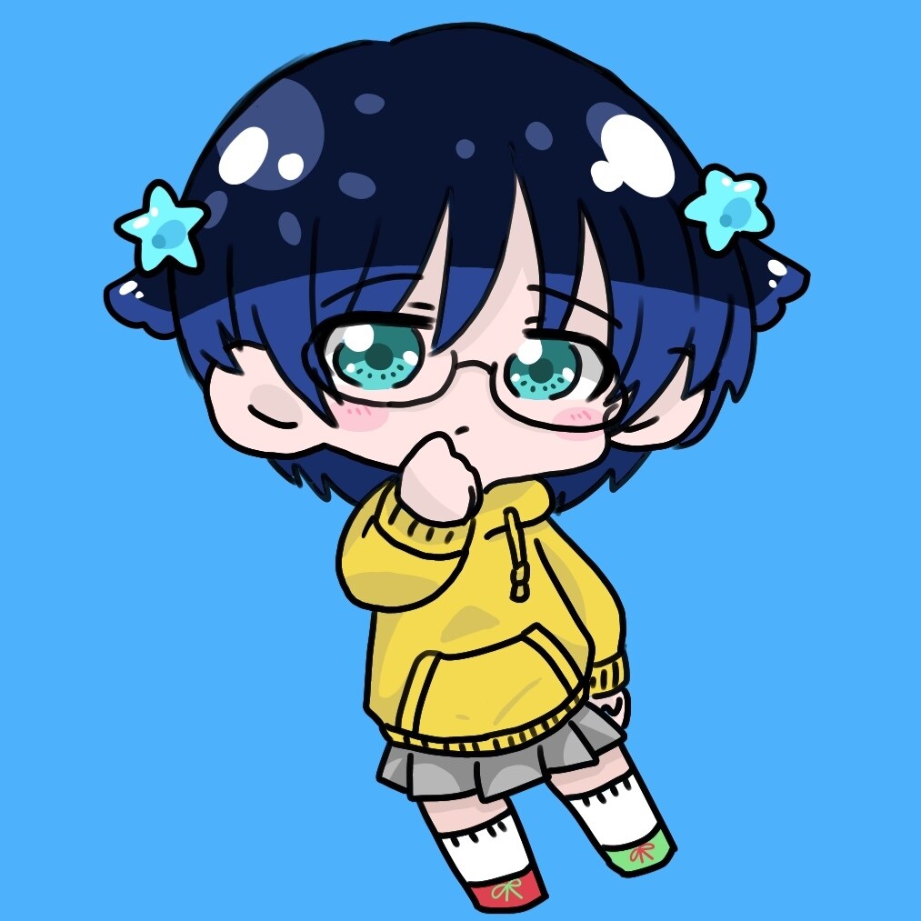 ぷにぷにで可愛いちびキャラのイラストを描きます 一枚絵、アイコン、グッズなどに！！ イメージ7