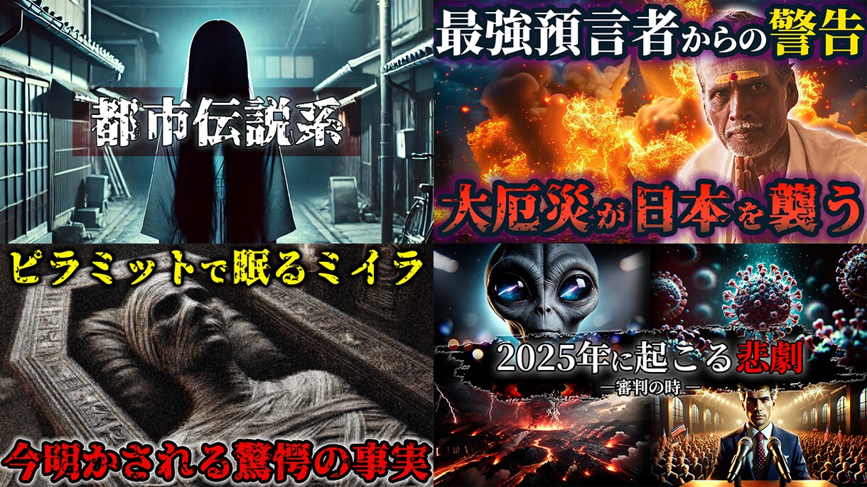YouTube動画用のサムネイル制作いたします 親切対応をお約束！動画に合うサムネを1000円でお届け！ イメージ7