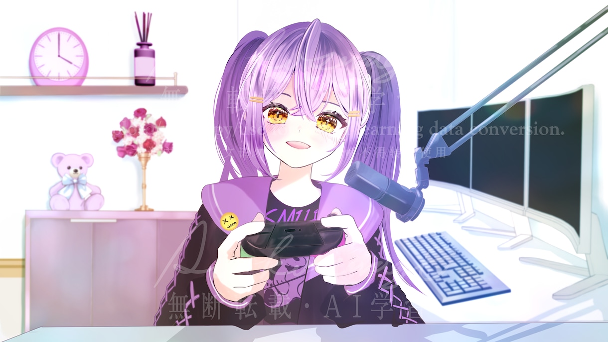 ご要望に合わせて色んなイラスト描きます 一枚絵、配信用イラスト歌ってみたなど。女の子も男の子もOK イメージ6