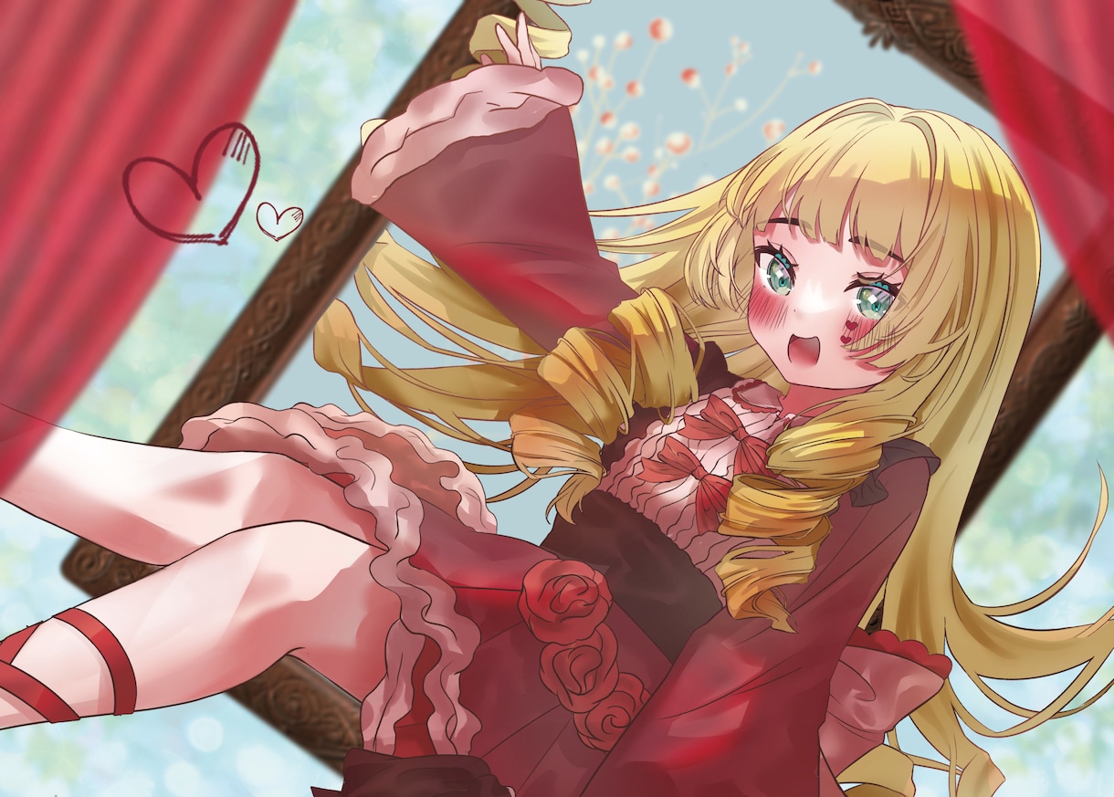 商用利用OK！可愛い女の子描きます ～満足いくまでリテイクOK（過度な修正×）～ イメージ2