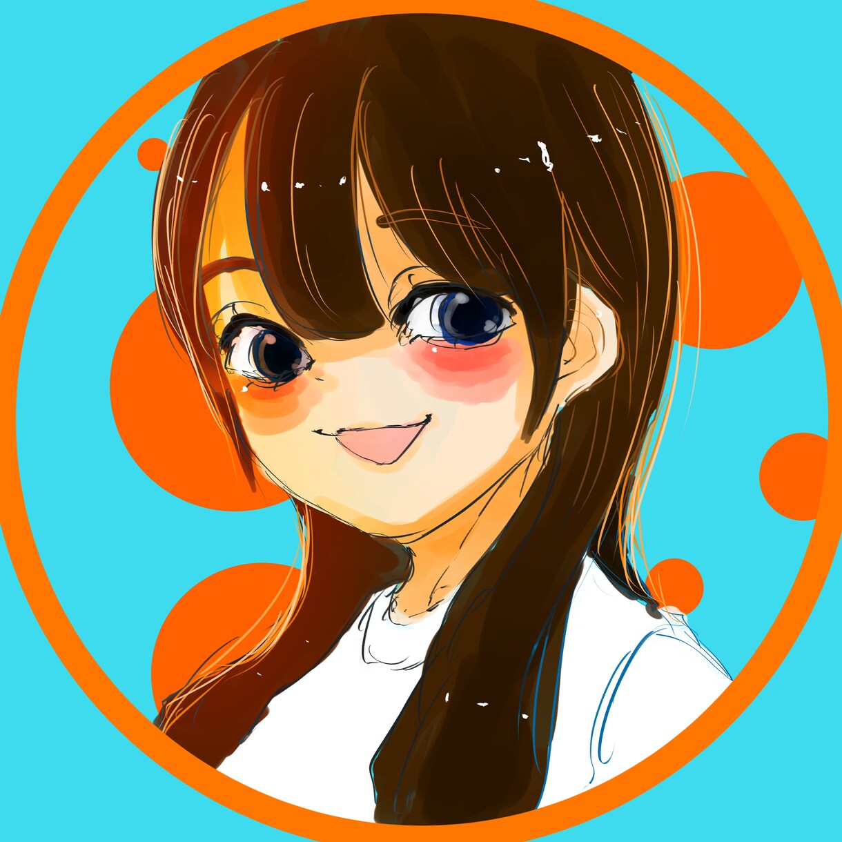 ふわふわとしたアイコン描きます 水彩で柔らかくかわいいアイコン！ イメージ2