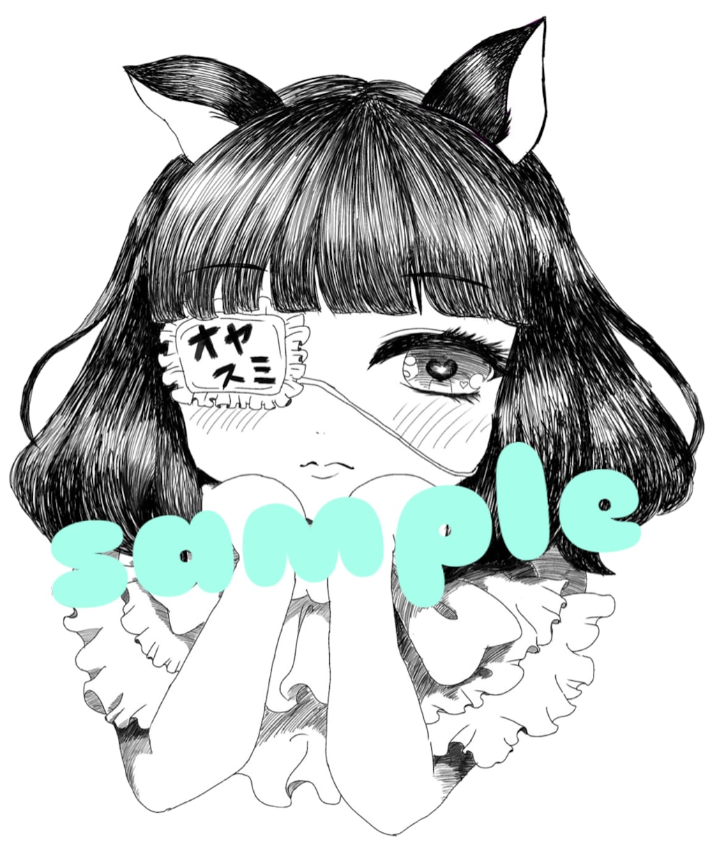 ゆめかわイラスト♡模写も写真を元にお描きします カップルペアイラスト、アイコン、ヘッダー等要望に答えます！！ イメージ5