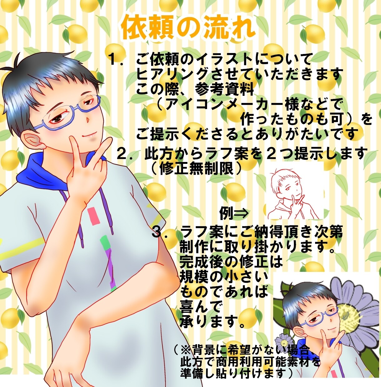 独自画風でイラスト描きます 他にはないここだけのあたたかな画風で個性を出しましょう！ イメージ2