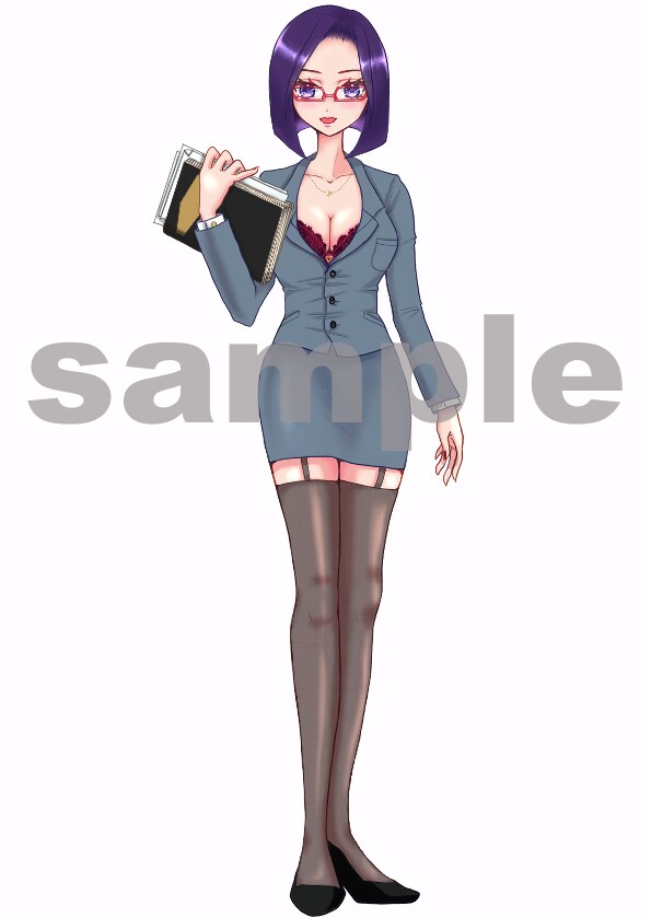 立ち絵や一枚絵のご依頼承ります 三面図や表情差分のご依頼などもお受け致します イメージ6