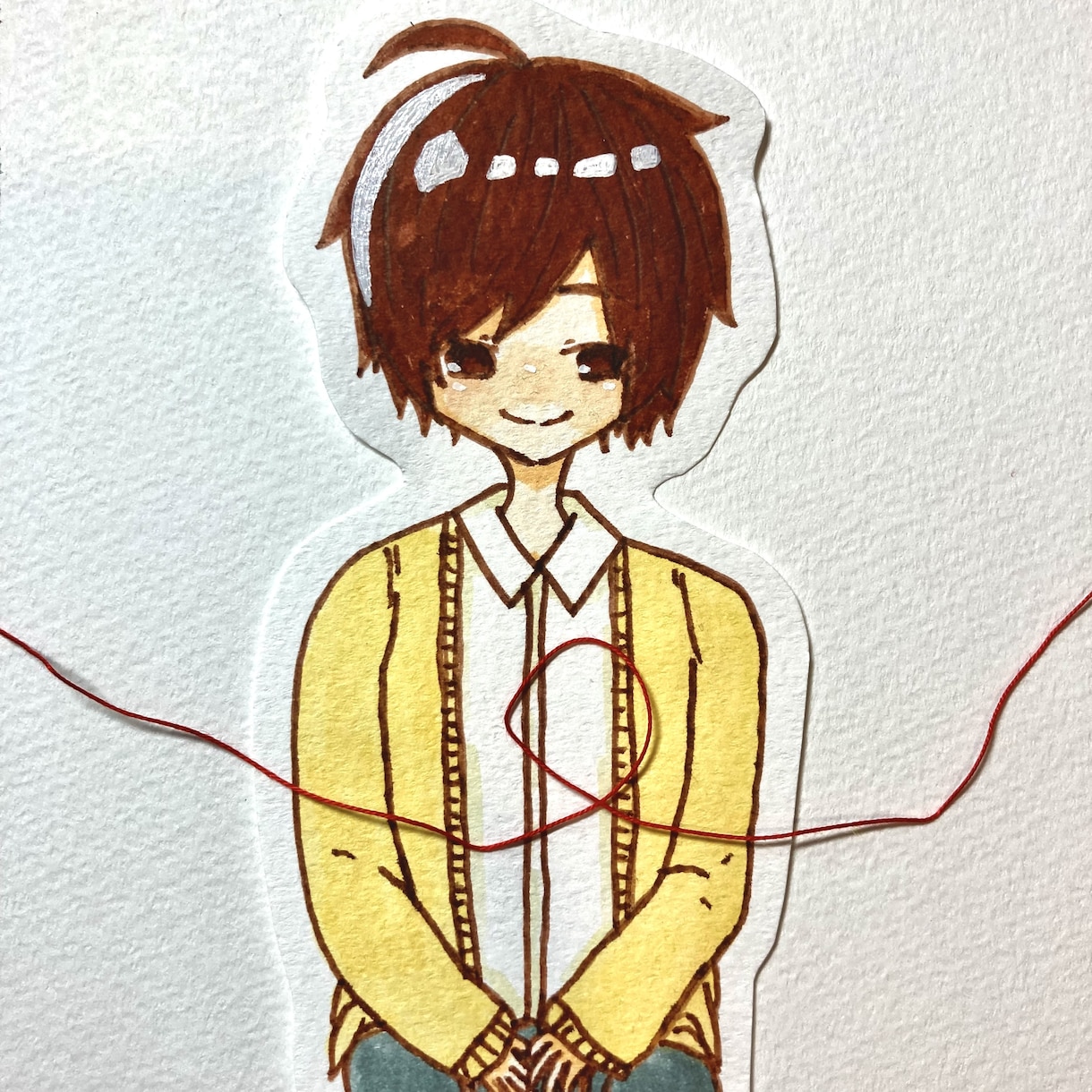 コラージュ色紙作成します オリジナルキャラクターや推し様を色紙いっぱいにデコります イメージ4