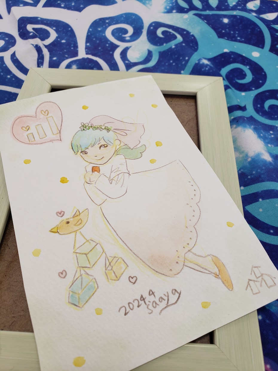ガーディアンアート♪あなたを見守る守護存在描きます そっと寄りそう守護さんを感じるひととき イメージ8