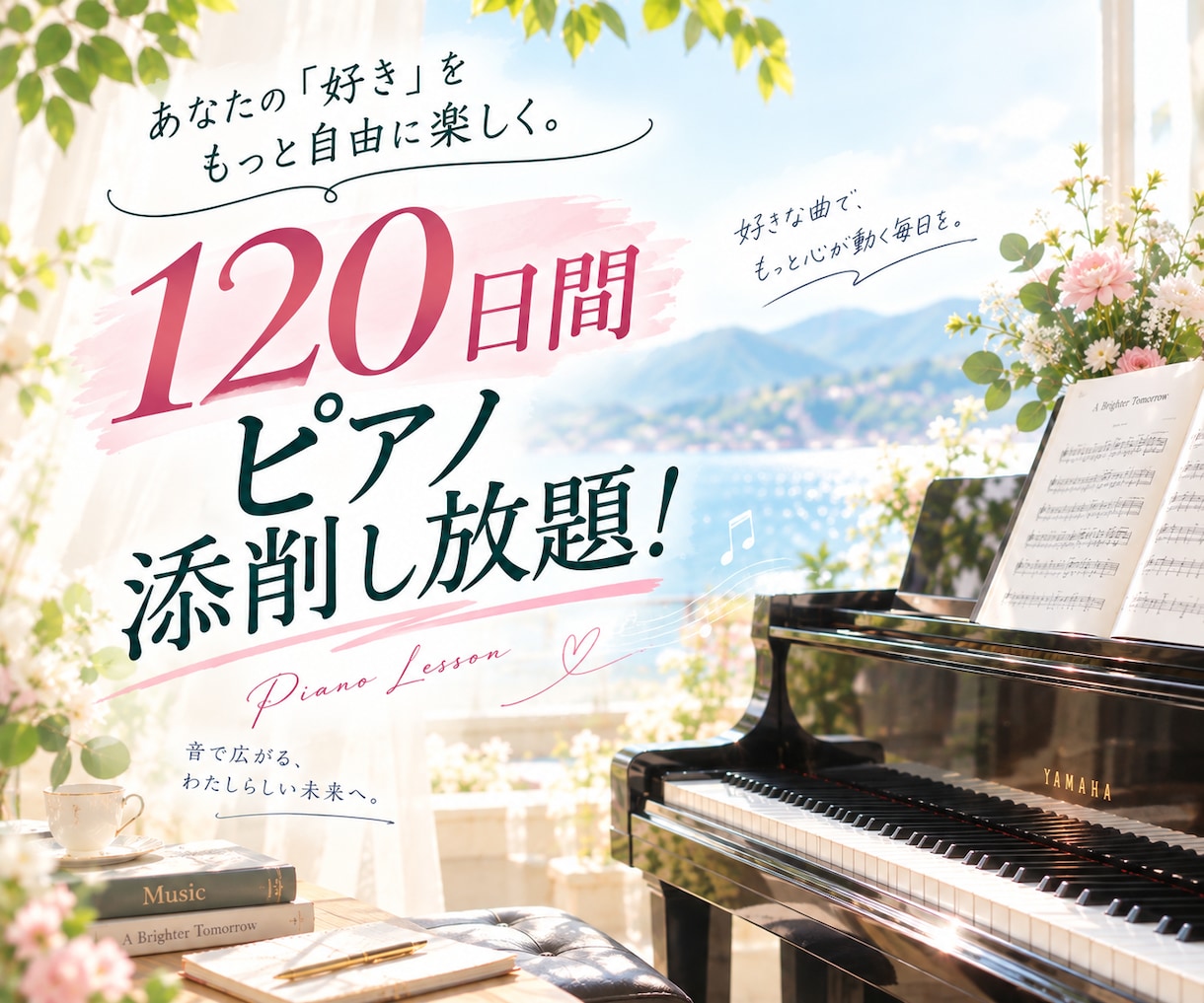 120日間何度でも！ピアノ動画添削いたします 自分のペースで、ピアノをもっと上達したい大人向け動画レッスン イメージ1
