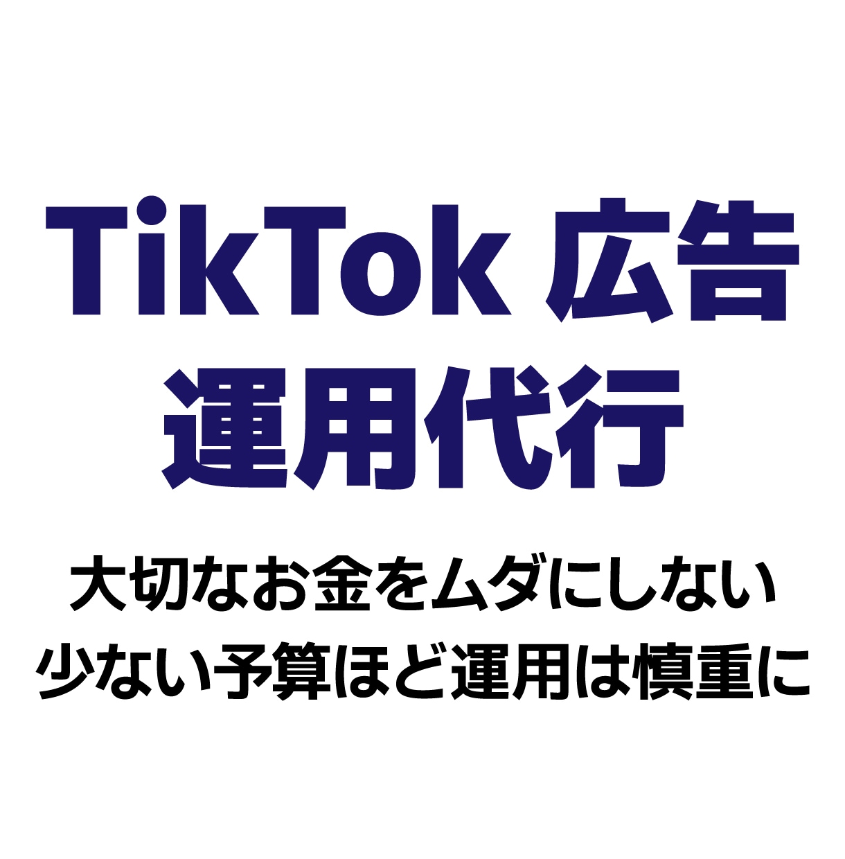 少額予算で効率運用！TikTok広告運用代行します 【現役WEB広告運用者】大切なご予算を無駄なく活かします！ イメージ1