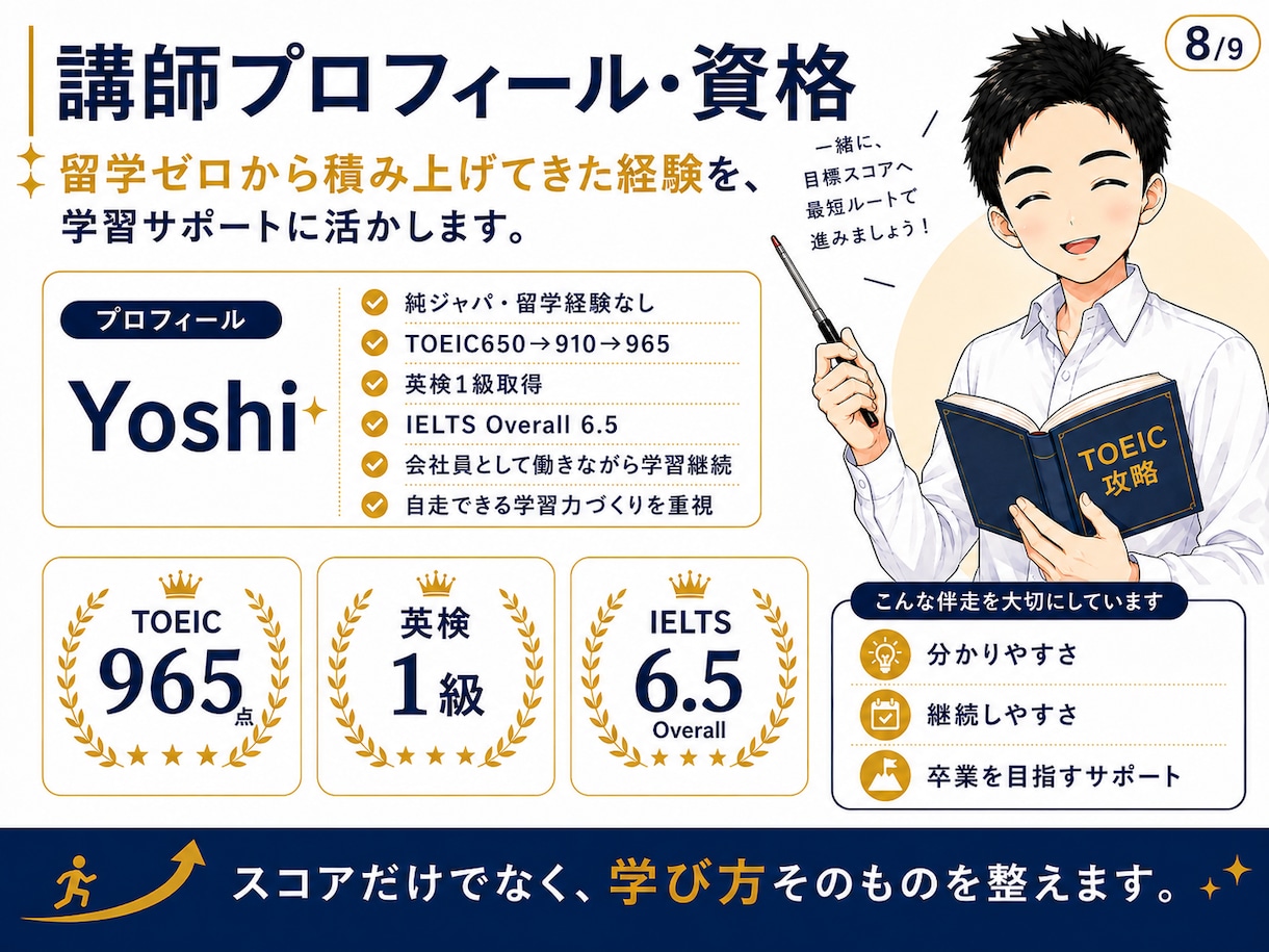 TOEICに関する質問になんでも答えます AI時代、情報だけでは英語力は伸びません。なので伴走します。 イメージ8