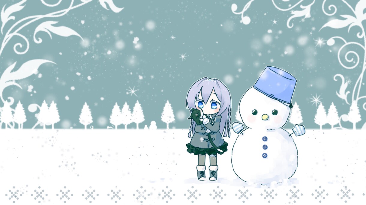 一枚絵制作！かわいいデフォルメイラスト描きます 商用OK！ヘッダー、チャンネルアートなどお好きな用途に！ イメージ4