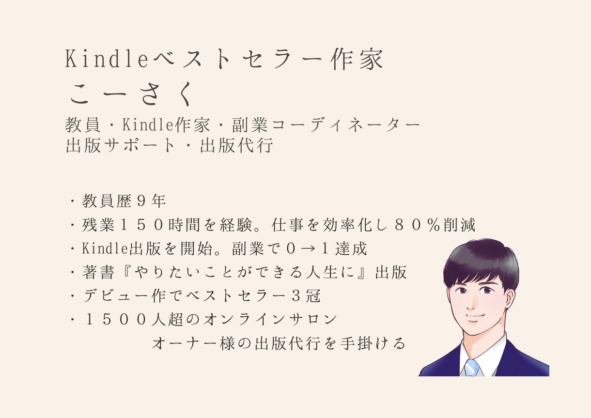 Kindle出版事前モニター& SNSで拡散します 出版代行の専門家andベストセラー3冠作家による原稿添削 イメージ3