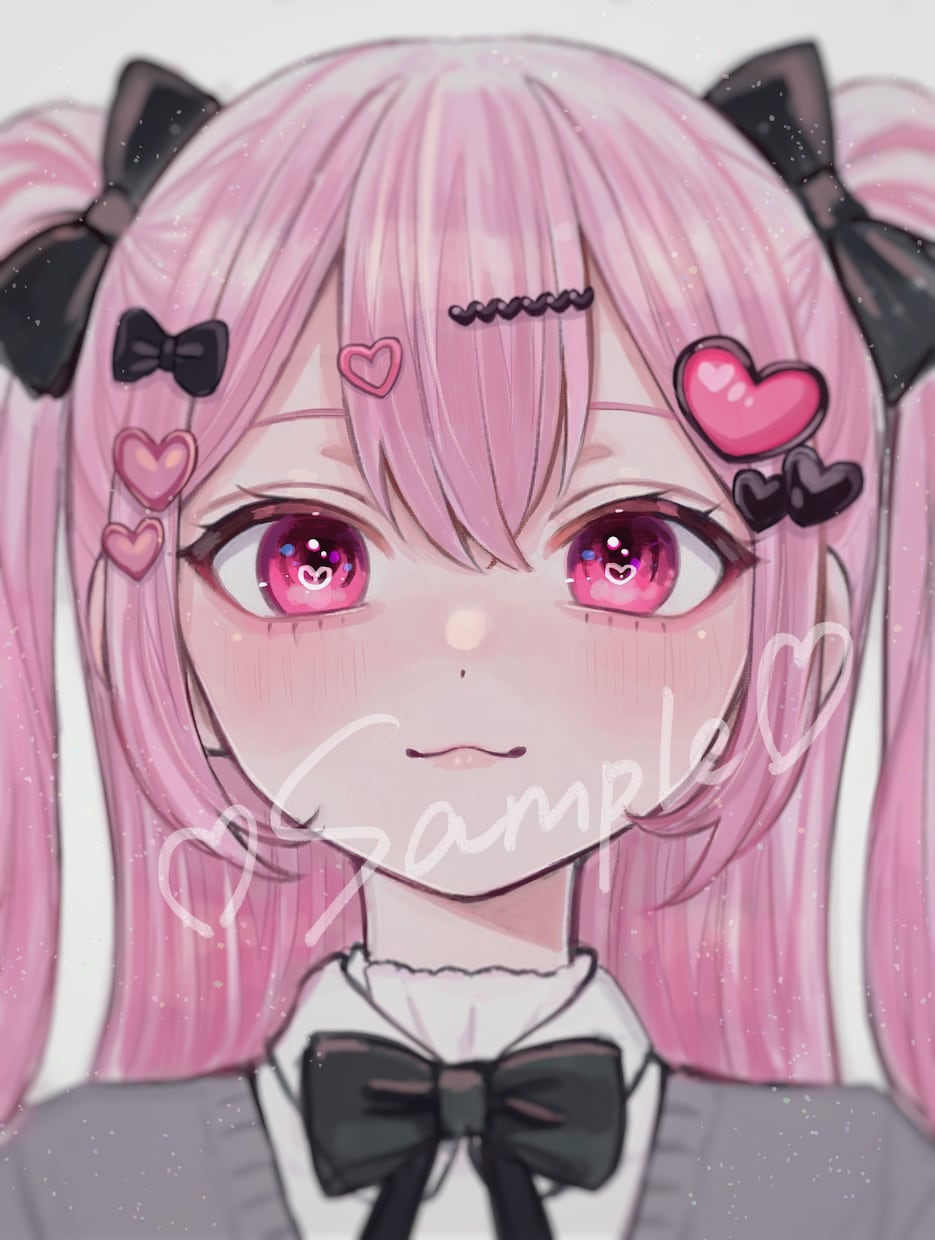 瞳キラキラ繊細厚塗り！かわいいイラストを描きます きらきらかわいいアイコンお探しの方ぜひご覧下さい！ イメージ1