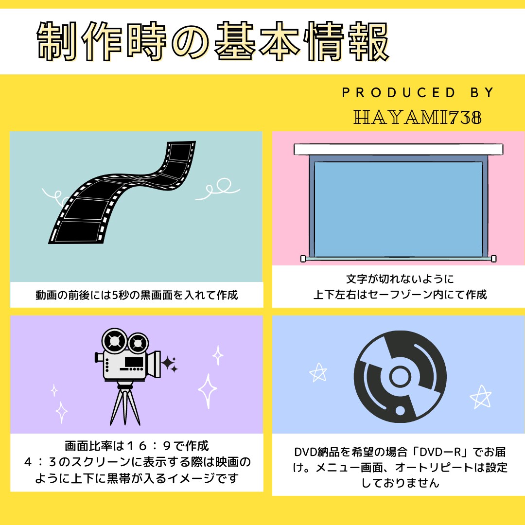 テンポ良く入場できるオープニングムービー作成します 選べる背景色！間延びしないスピード感あるオープニングを演出！ イメージ6