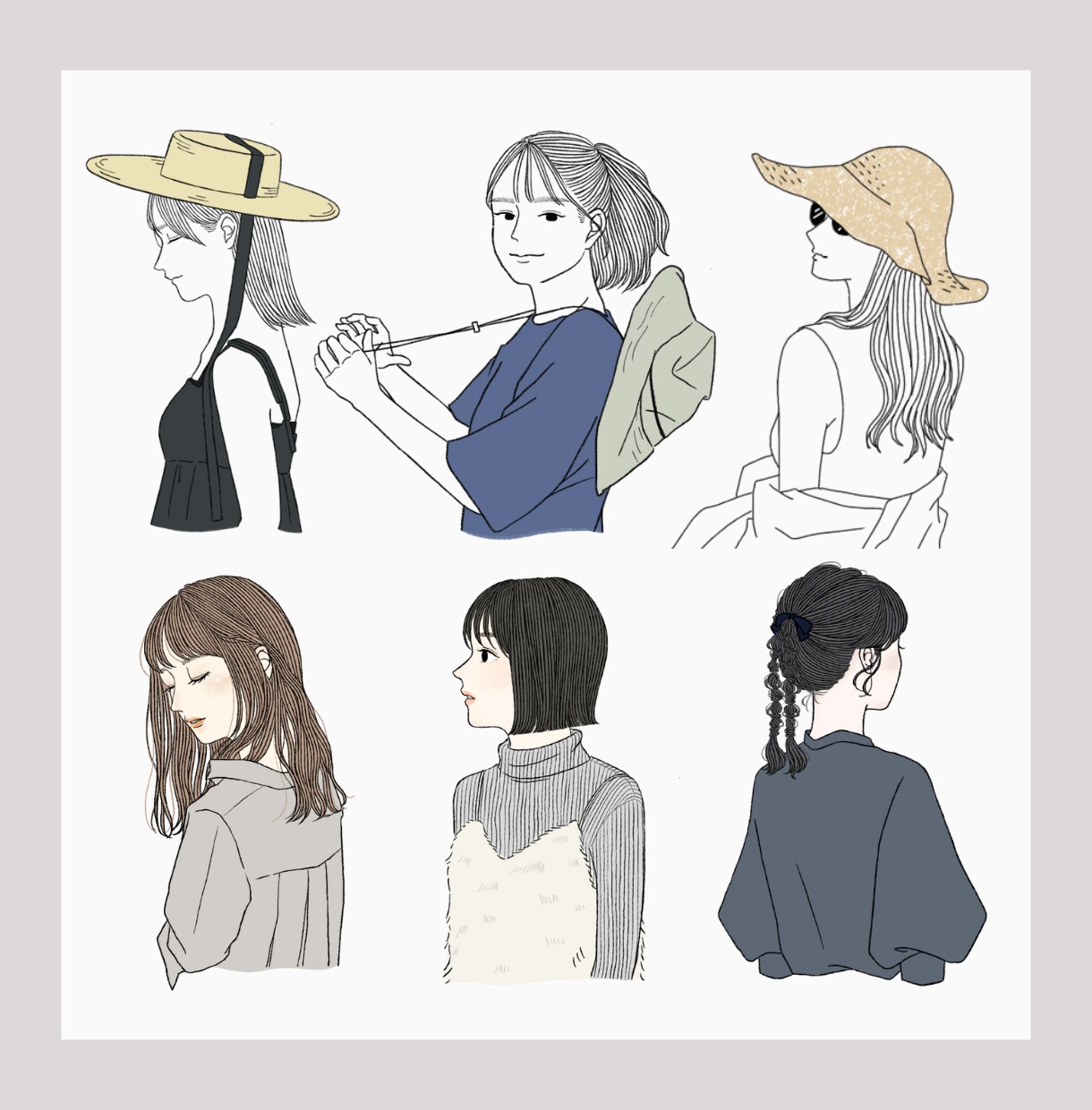 商用利用OK！やわらかな印象のイラスト描きます アイコン、宣伝、挿絵などお気軽にご相談ください⭐︎ イメージ7