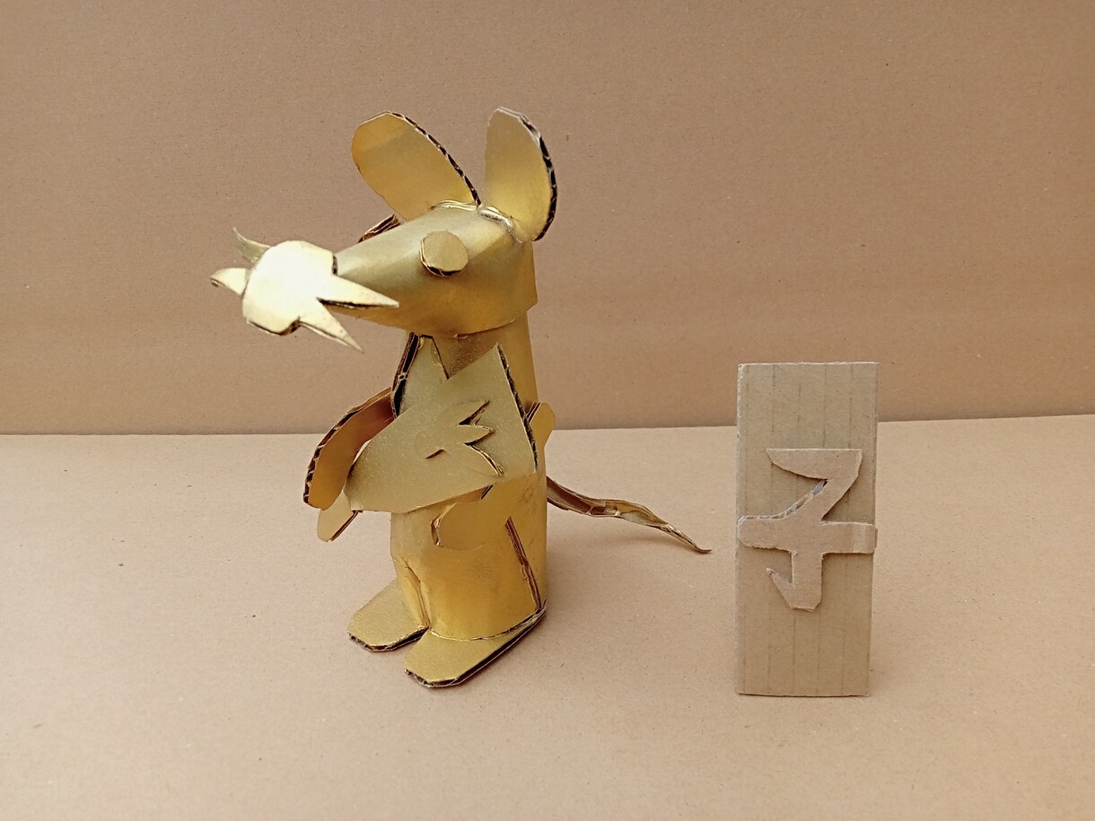ダンボールオブジェ作ります ちょっとしたダンボールの置物作りませんか？ イメージ4